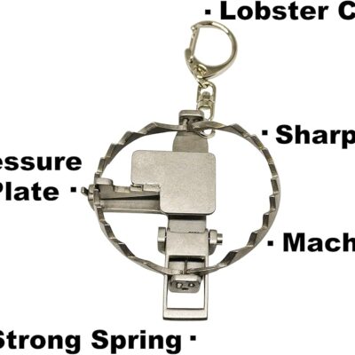71AnWiypkjS. AC SL1500 Trappy – The Original MINI Bear Trap Keychain That Works – DESTROY Chips and Crackers!