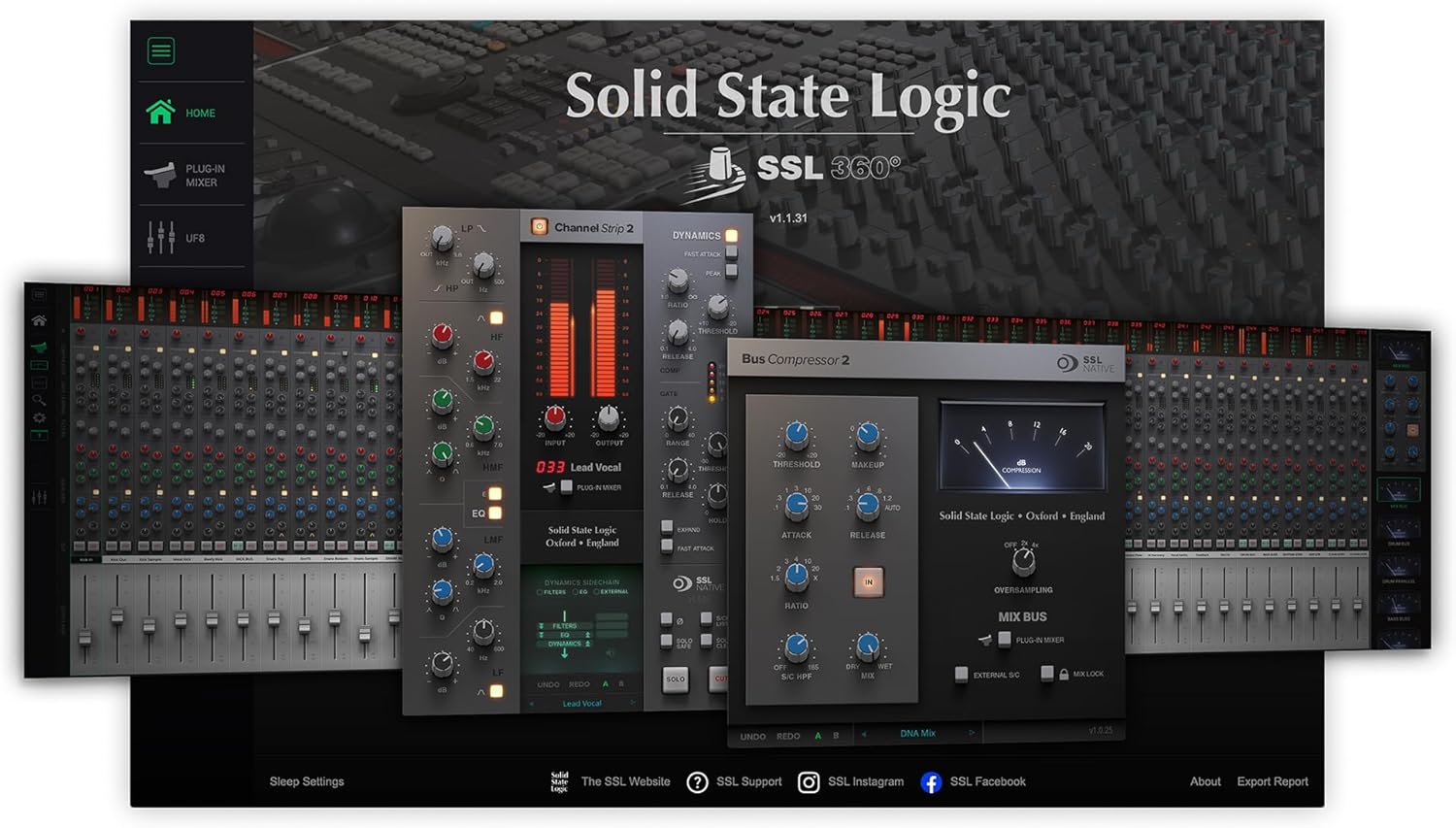 Solid State Logic UC1 Hardware Plug-In Control Surface