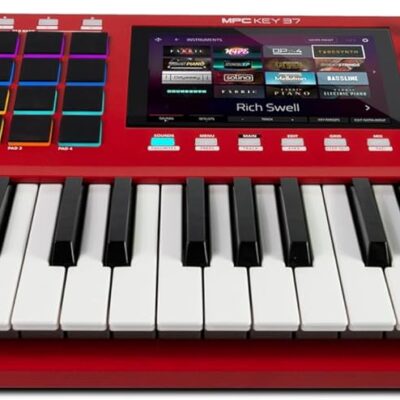 Akai Professional MPC Key 37 Standalone Production Synthesizer, Drum Machine, MIDI Keyboard, with Wi-Fi, Bluetooth, Touchscreen, Plug-ins, and Native Instruments Integration