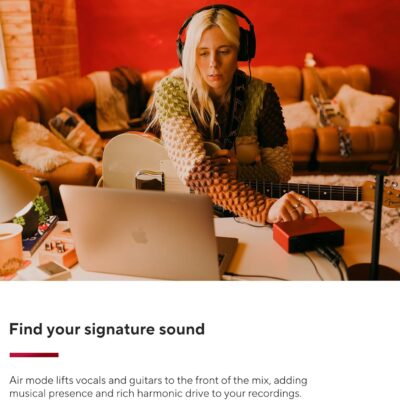 Focusrite Scarlett Solo 4th Gen USB Audio Interface, for the Guitarist, Vocalist, or Producer — High-Fidelity, Studio Quality Recording, and All the Software You Need to Record