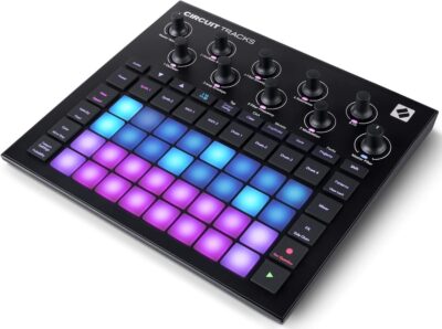 71CPI0x02eL. AC SL1500 Audiosavings Bundle: Novation Circuit Tracks MIDI USB Rechargeable Groovebox w/Synths/Drums/Sequencer Bundle with Rockville RMC-XLR High-End Metal DJ Handheld Wired Microphone Mic w 2 Cables (2 Items)