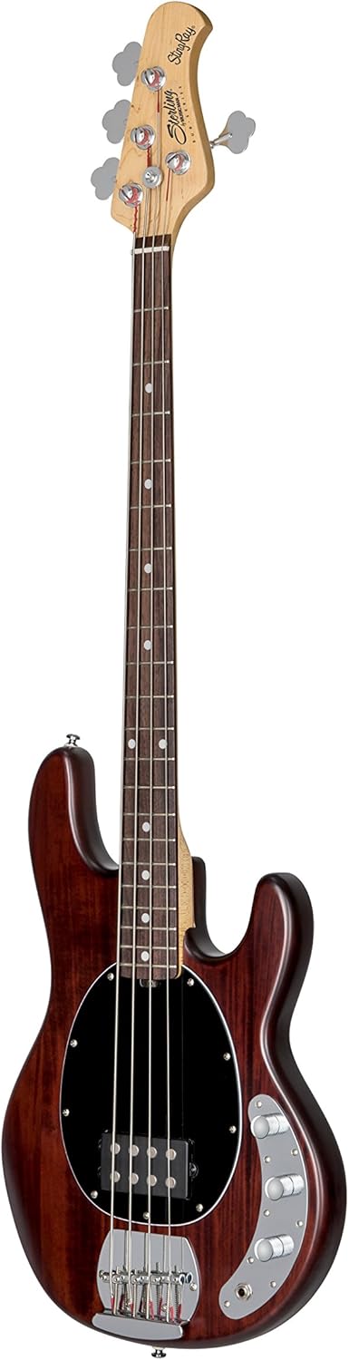Sterling by Music Man StingRay Ray4 Bass Guitar in Walnut Satin