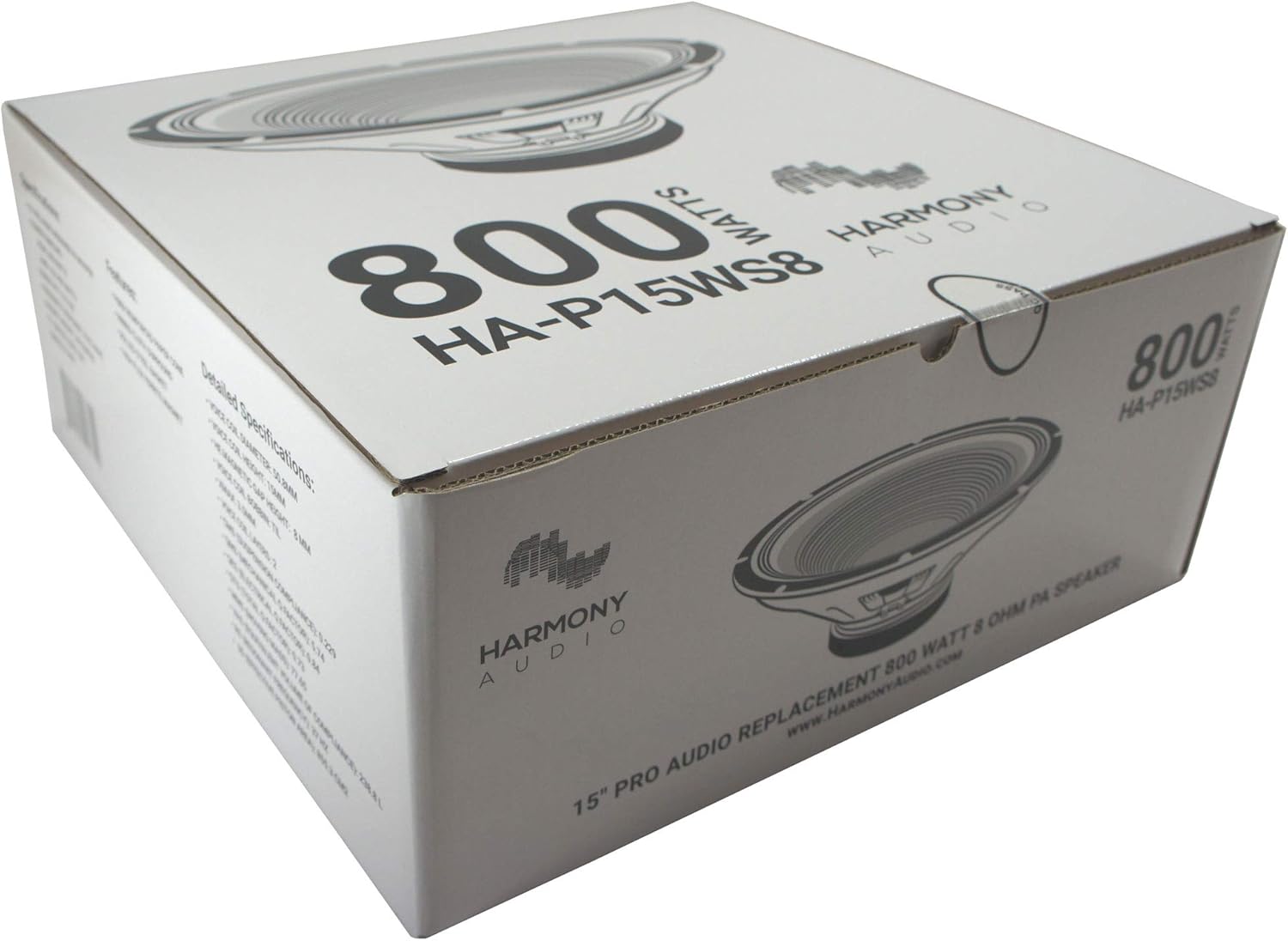 Harmony Audio HA-P15WS8 Replacement 15 PA Speaker Woofer Compatible with Mackie Thump15BST