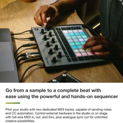 Novation Circuit Rhythm: Sampler and groovebox with eight sample tracks for making and performing beats