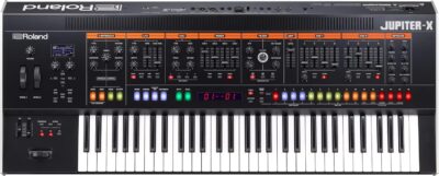 71Dy1hc1ejL. AC SL1500 Roland Jupiter-X 61-key Synthesizer Bundle with Sustain Pedal, MIDI Cable, Online Lessons, and Microphone Cable