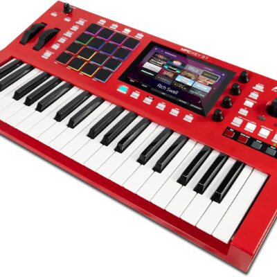 Akai Professional MPC Key 37 Standalone Production Synthesizer, Drum Machine, MIDI Keyboard, with Wi-Fi, Bluetooth, Touchscreen, Plug-ins, and Native Instruments Integration