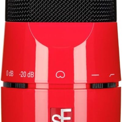 Audiosavings SE Electronics X1 A Bundle: 2C Large Diaphragm Condenser Microphone with 100 Hz Filter & -20 dB Pad, Isolation Pack Metal Pop Filter Shock Mount, Cardioid, 48V, 2-Items