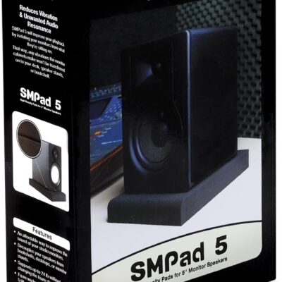 Sound Addicted – Studio Monitor Isolation Pads for 5 Inch Monitors, Pair of Two High Density Acoustic Foam which Fits Most Speaker Stands | SMPad 5