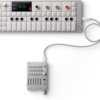 teenage engineering OP-1 field portable synthesizer, sampler and drum machine with built-in speaker, microphone, effects and vocoder
