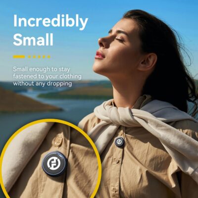 Hollyland Lark M2 Wireless Lavalier Microphone for iPhone/Android/Camera/PC/Laptop with Lightning/USB-C Plug, 48KHz 24Bit, 1000ft Range, Noise Cancel, 40H Battery for Video Recording (Combo Version)