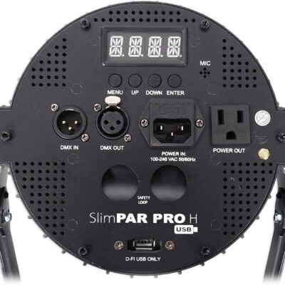 Chauvet DJ SlimPar Pro H USB D-Fi RGBAW+UV LED Par Can Wash Light+Cable+Clamp