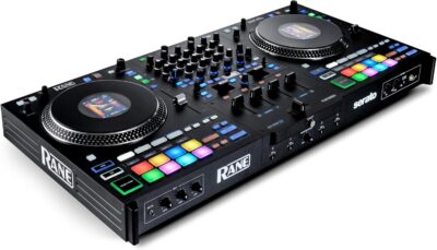 RANE PERFORMER 4-Channel Motorized DJ Controller, 7 Platters with Displays, Precision Feel Faders, Stem Split, Advanced FX, Serato DJ Pro Included