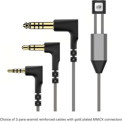 Sennheiser IE 900 Audiophile In-Ear Monitors – TrueResponse Transducers with X3R technology for Balanced Sound, Detachable Cable with Flexible Ear Hooks, Includes Balanced Cables, 2-Year Warranty
