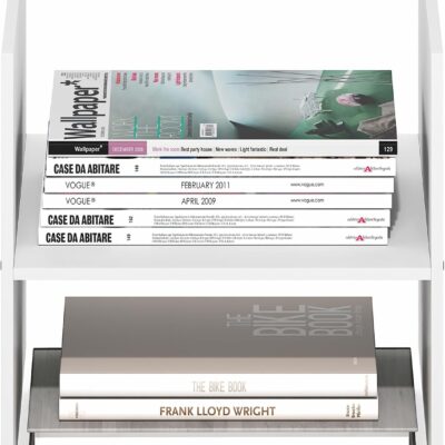 Furinno Cubicle Cube Insert, H-Shelf Cube Organizer, 2-Tier Shelf Accessory, Fits into Furinno Triple Thick Cubes, IKEA Kallax, for Organizers and Storage, White