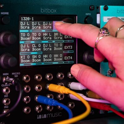 1010music Bitbox mk2 Eurorack Performance Sampler with Touchscreen – Black