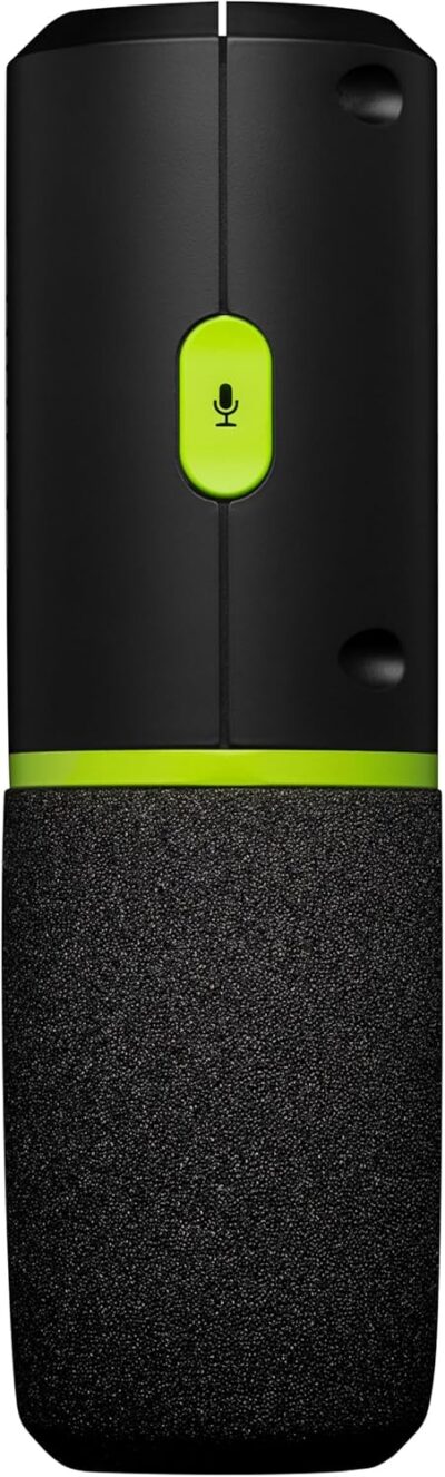 Shure MV6 Gaming Microphone – Dynamic USB Mic for PC Gaming & Streaming with Tap-to-Mute, Noise Cancellation, Desktop Stand & 3.5mm Headphone Monitoring, Black