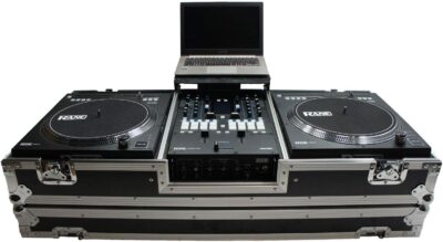 71Fy4qnUdTL. AC SL1500 Harmony Audio HC2T1272WLT DJ Battle Coffin Compatible with (2) Rane 12 Turntables & Rane 72 Mixer – Case Only