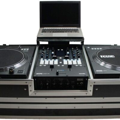 71Fy4qnUdTL. AC SL1500 Harmony Audio HC2T1272WLT DJ Battle Coffin Compatible with (2) Rane 12 Turntables & Rane 72 Mixer – Case Only