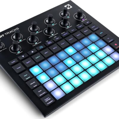 71G22vq1m4L. AC SL1500 Audiosavings Bundle: Novation Circuit Tracks MIDI USB Rechargeable Groovebox w/Synths/Drums/Sequencer Bundle with Rockville RMC-XLR High-End Metal DJ Handheld Wired Microphone Mic w 2 Cables (2 Items)