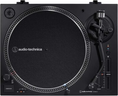 Audio-Technica AT-LP120XBT-USB-WH Wireless Direct-Drive Turntable (Analog, Wireless & USB), Fully Manual, 3 Speed, Convert Vinyl to Digital, Built-in Pre-Amp, White