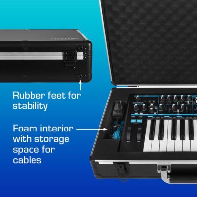 ANALOG CASES Novation Bass Station II/AFX Station Case – Ultra-Lightweight UNISON Hard Case