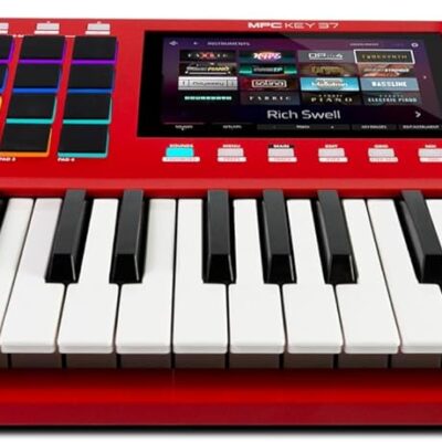 Akai Professional MPC Key 37 Standalone Production Synthesizer, Drum Machine, MIDI Keyboard, with Wi-Fi, Bluetooth, Touchscreen, Plug-ins, and Native Instruments Integration