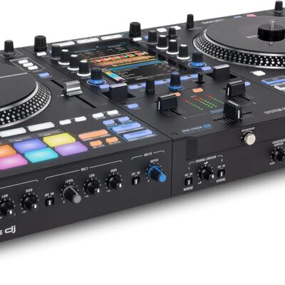 RANE SYSTEM ONE All-in-One Standalone Motorized DJ Controller with Engine DJ OS, Seamless Mixing on 2 Decks, Stems FX, Serato DJ Pro, XLR Outputs