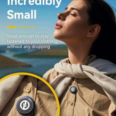 Hollyland Lark M2 Wireless Lavalier Microphone for Camera PC Laptop Phones, Mini Lapel Microphone Wireless, 48KHz 24Bit, 1000ft Range, Noise Cancellation, 30H Battery for Video Recording, Streaming