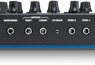 Novation Peak 8-Voice Desktop Polyphonic Synthesiser with 2 LFOs per voice, 16-slot modulation matrix, 3 analogue distortion points, and digital effects