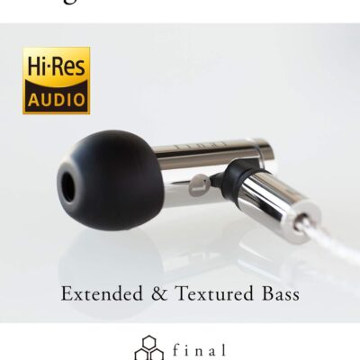 71IW2UqaKVL. AC SL1500 Final E5000 in Ear Isolating Earphones, 6.4mm Dynamic Driver, High-Resolution, Stainless Steel Housing, Detachable Silver-Coated MMCX Cable, Swing-Fit Eartips – Stainless Steel