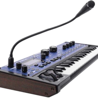 Novation MiniNova Analogue Modelling Compact 37 Mini-key Synth – Tough, compact, powerful mini-synth with pitch-correcting effect vocoder, 256 onboard sounds and five effects per voice layering Blue