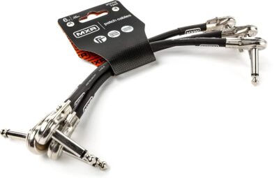 JHS Pedals Morning Glory V4 Overdrive Guitar Effects Pedal and MXR Patch Cables (3 Pack)