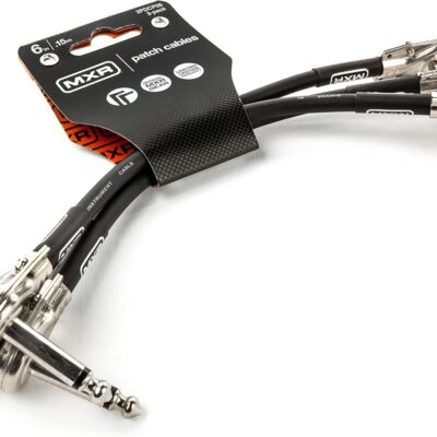 JHS Pedals Morning Glory V4 Overdrive Guitar Effects Pedal and MXR Patch Cables (3 Pack)