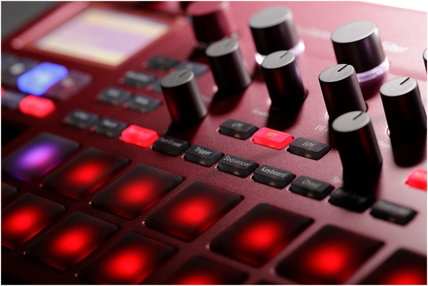 Korg ELECTRIBE2SRD Electribe Sampler in ESX Red with V2.0 Software w/ Geartree Cloth and Cable