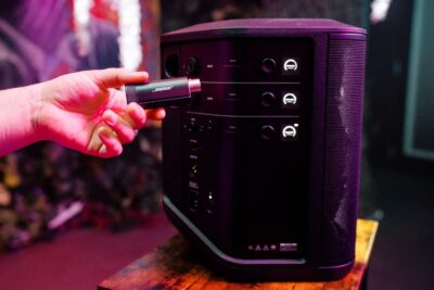 Bose XLR Wireless Mic/Line Transmitter for S1 Pro+ PA System, Black