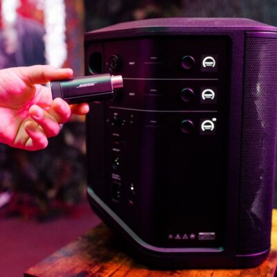 Bose XLR Wireless Mic/Line Transmitter for S1 Pro+ PA System, Black