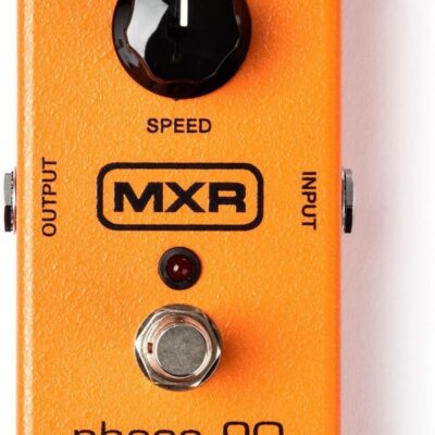 MXR M101 Phase 90 Effects Pedal Bundle with MXR Instrument Cable and 6 Assorted Dunlop Picks