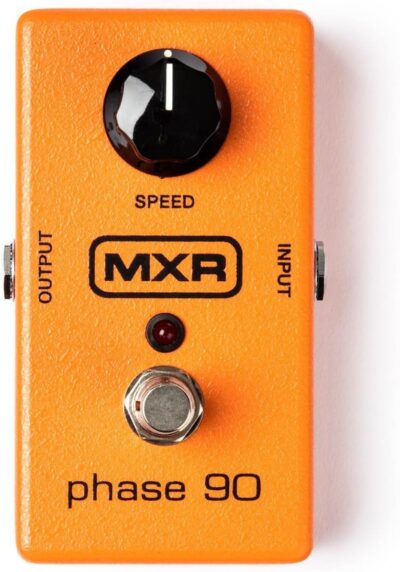 MXR M101 Phase 90 Effects Pedal Bundle with MXR Instrument Cable and 6 Assorted Dunlop Picks