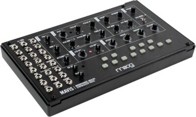 71KIlX2jziL. AC SL1500 MOOG Mavis – Standalone Semi-Modular Analog Synthesizer Kit with Keyboard; Analog Oscillator, Filter, Envelope Generator; Wavefolder; and Dust Cover