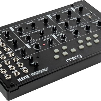 71KIlX2jziL. AC SL1500 MOOG Mavis – Standalone Semi-Modular Analog Synthesizer Kit with Keyboard; Analog Oscillator, Filter, Envelope Generator; Wavefolder; and Dust Cover