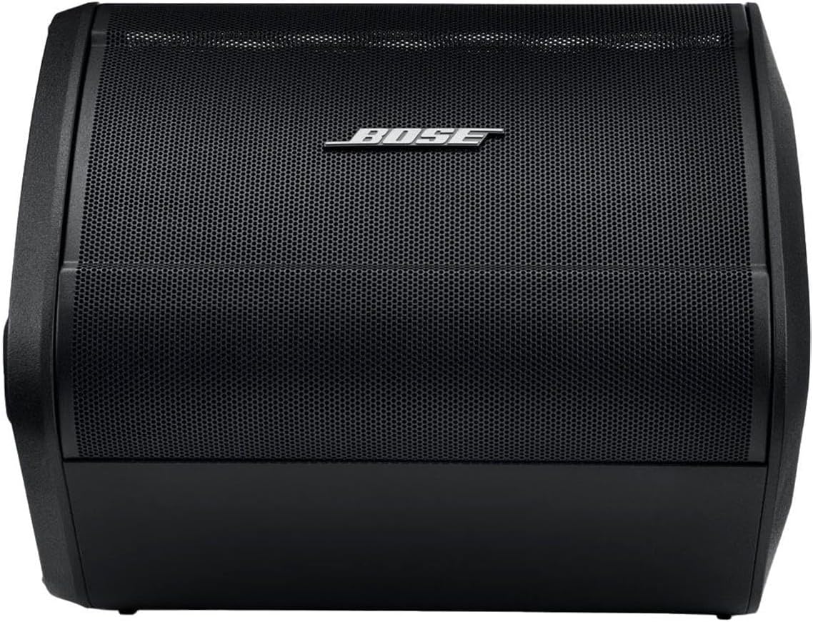 Bose S1 Pro+ Portable Wireless PA System with Bluetooth, Black, Bundle with 1/4 Wireless Instrument Transmitter, XLR Wireless Mic/Line Transmitter & 15 H&A Value