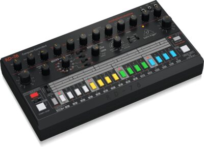 Behringer RD-78 Classic Analog Drum Machine with 15 Drum Sounds, 34 Rhythm Presets, 16-Step Sequencer for Music Production and Live Performance