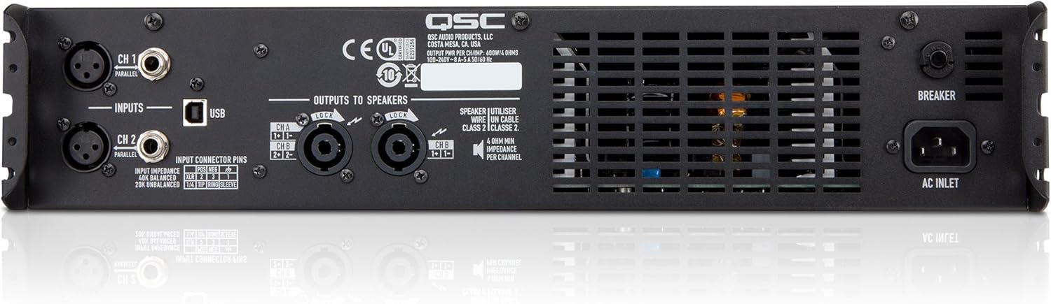 QSC GXD4 Class D Power Amplifier with DSP
