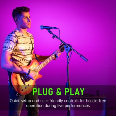 Xvive U2 Wireless Guitar System Rechargeable 2.4GHz Guitar Wireless Transmitter and Receiver for Electric Guitar Bass