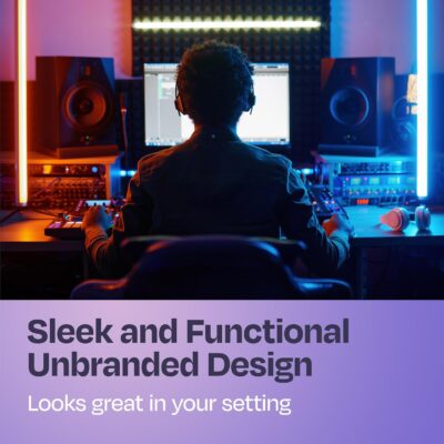 Studio Monitor Isolation Pads Premium Acoustic Foam Elevates Audio Ideal for 5 Inch Speakers Enhanced with Vibredux HD Foam for Superior Isolation