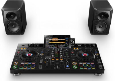 Pioneer DJ XDJ-RX3 2-Channel Performance All-in-One DJ System – Black Bundle with Case, Headphones, Cable and Austin Bazaar Polishing Cloth