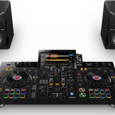Pioneer DJ XDJ-RX3 2-Channel Performance All-in-One DJ System – Black Bundle with Case, Headphones, Cable and Austin Bazaar Polishing Cloth