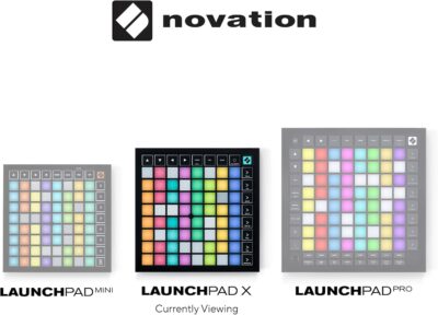 Novation Launchpad X MIDI Grid Controller for Ableton Live/Logic Pro — Easy Controls, Dynamic Note Playing, Scale Modes