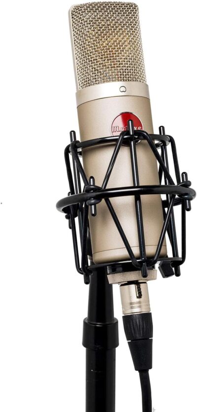 Mojave Audio MA-200 Large-Diaphragm Tube Condenser Microphone – Satin Nickel