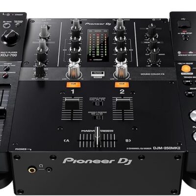 Pioneer DJ DJM-250MK2 2-Channel DJ Mixer,Black